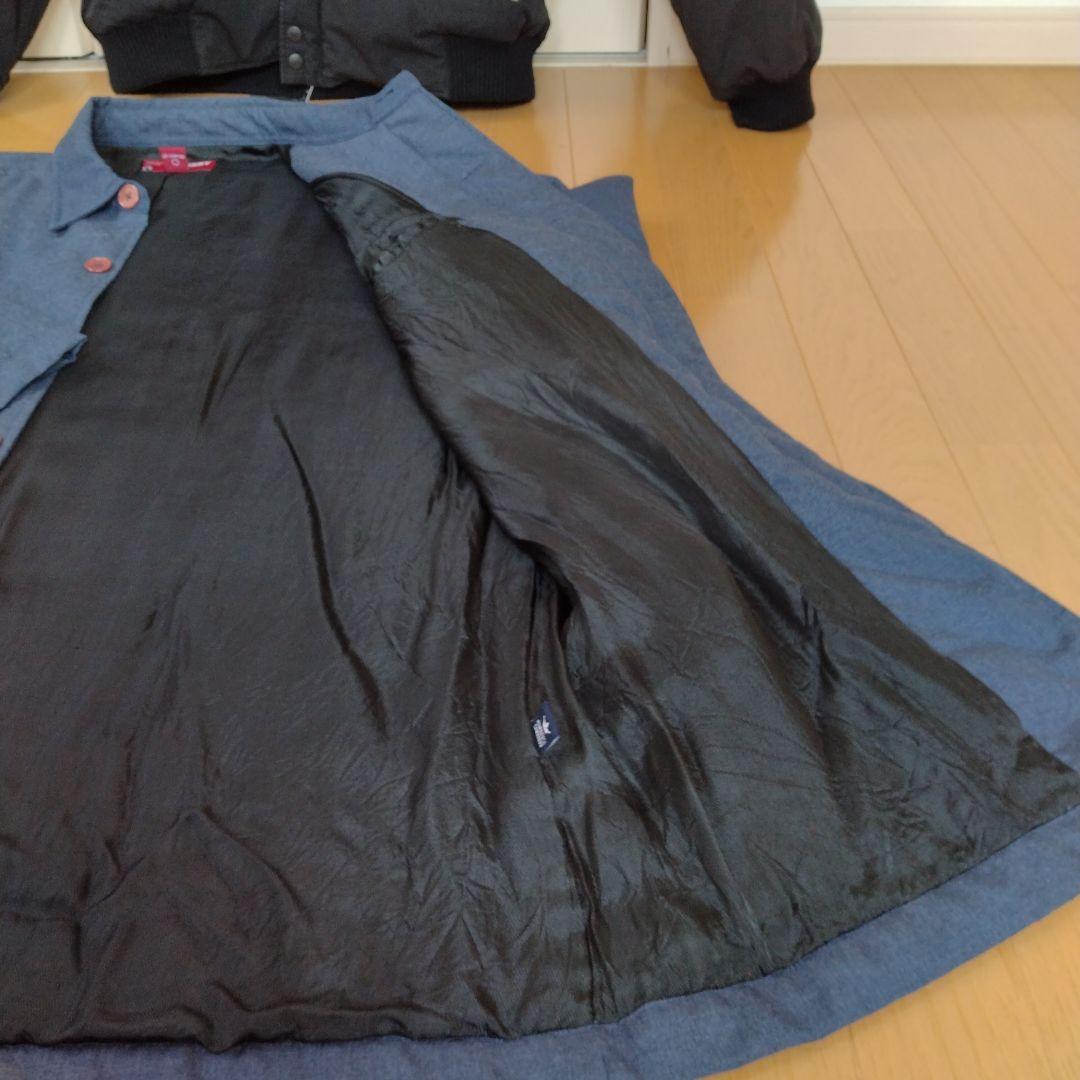 ま*ト様 【希少】STUSSYビスコース コート ブルーXL