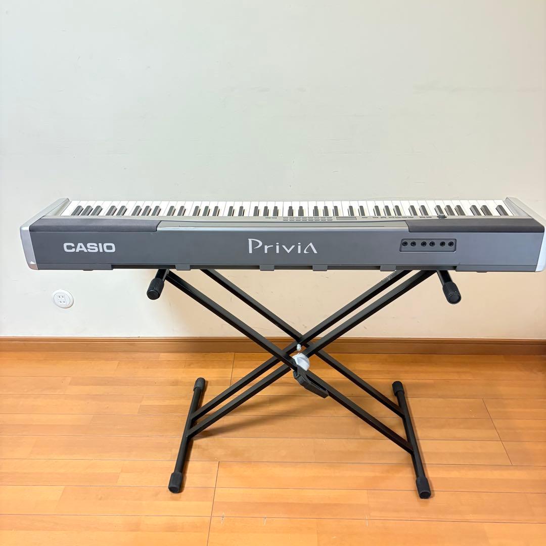【美品・動作良好】CASIO 電子ピアノ Privia PX-300 付属品多数