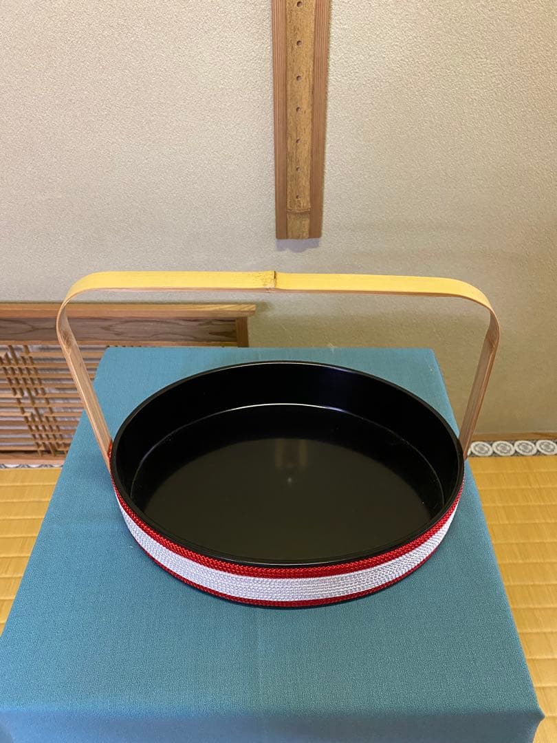 ⭐️本日限定⭐️茶道具/煙草盆 莨盆 手付 組紐 鵬雲斎好 茶道