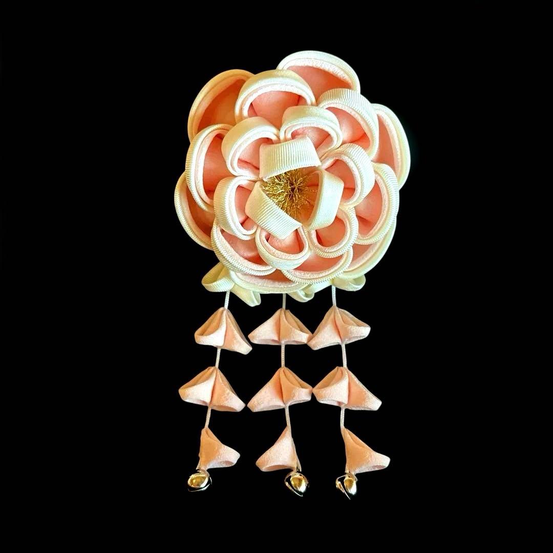 日本髪 髪飾り 七五三(7歳)～成人式 ピンク