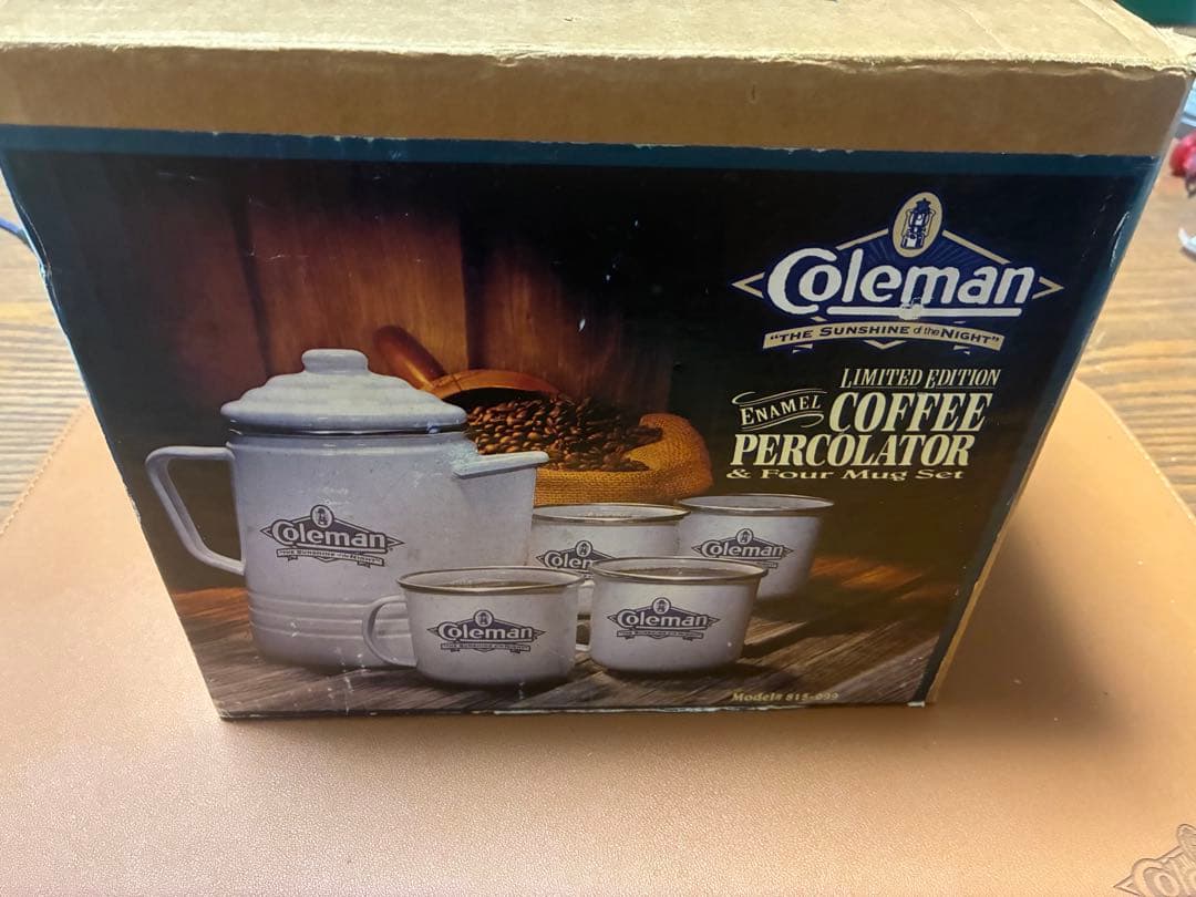 ⭕️クリアランスセール中Coleman限定コーヒーパーコレーター/マグカップセット