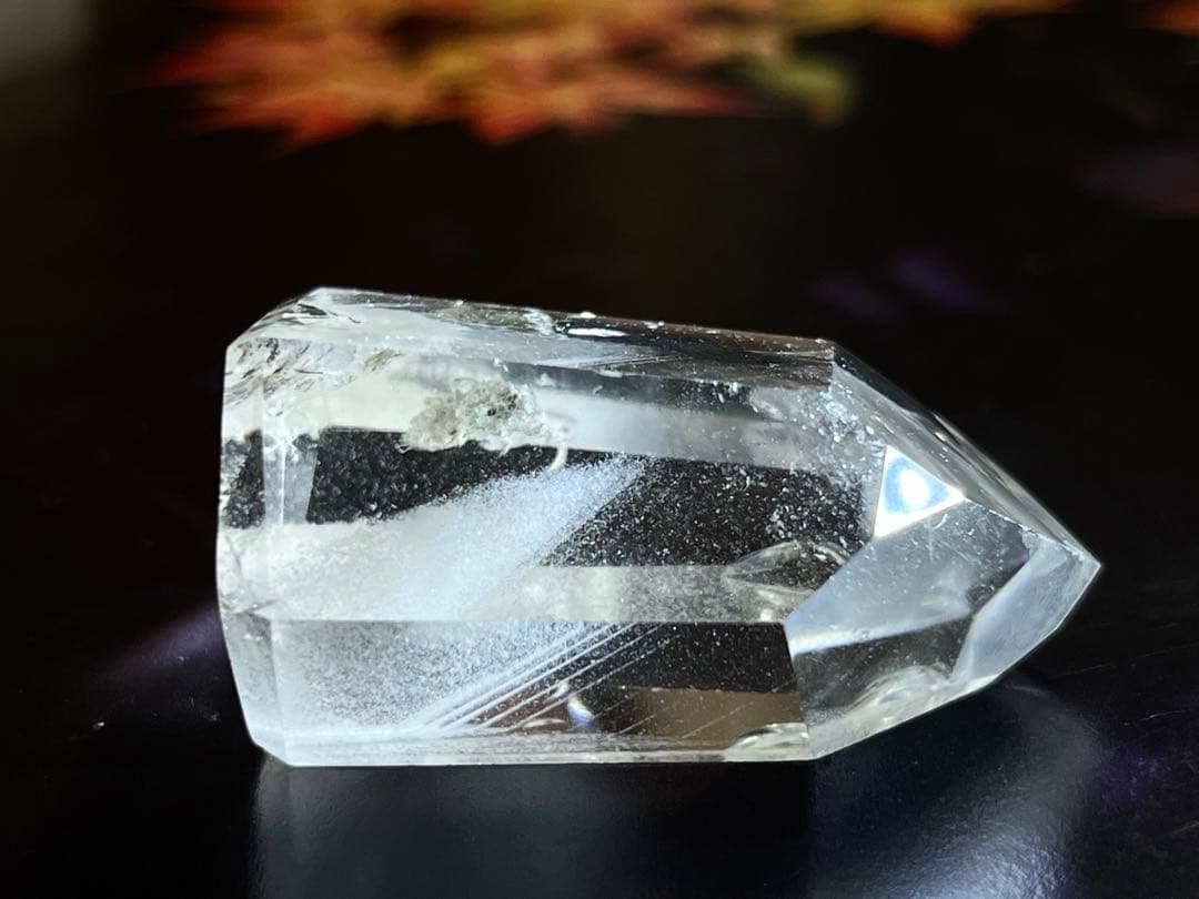 龍脈水晶✨　ホワイトファントム　クリスタル　水晶　原石　ポリッシュ　ポイント