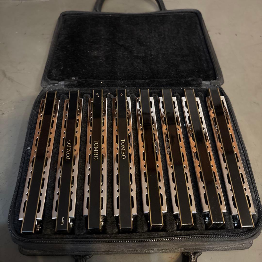 Tombo ハーモニカ　8本セット
