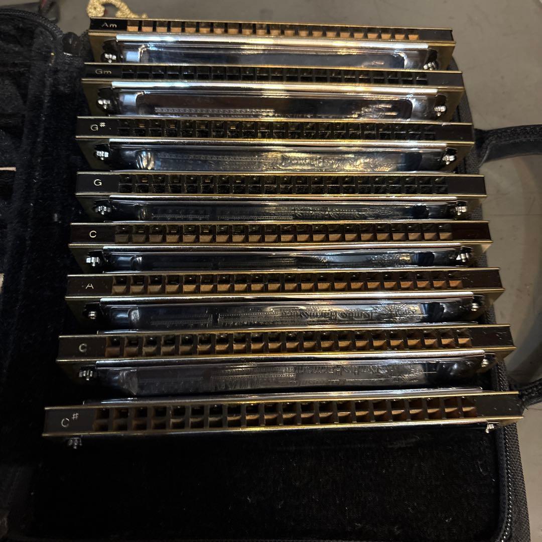 Tombo ハーモニカ　8本セット