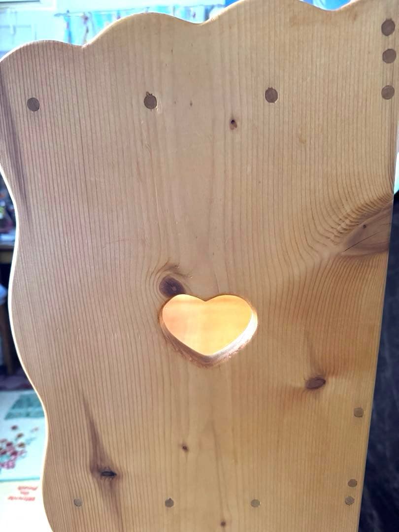 りんラガディ アン＆アンディ トールペイント 木製シェルフ 大型 木製棚