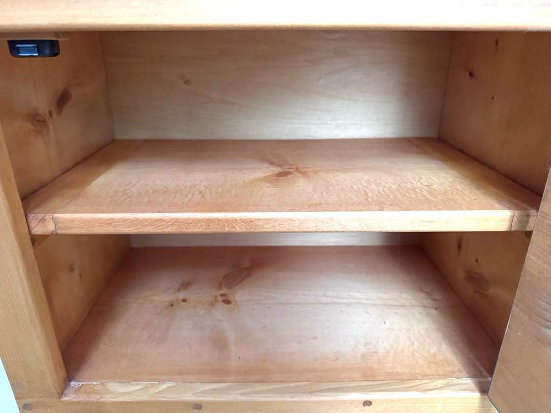 りんラガディ アン＆アンディ トールペイント 木製シェルフ 大型 木製棚