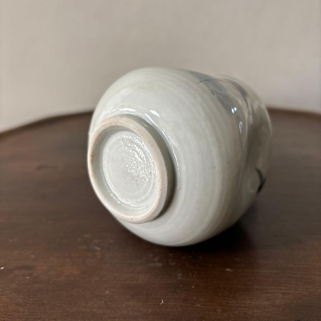 古伊万里　平戸　染付阿古陀徳利　三川内焼　花器　古道具　アンティーク　検:李朝