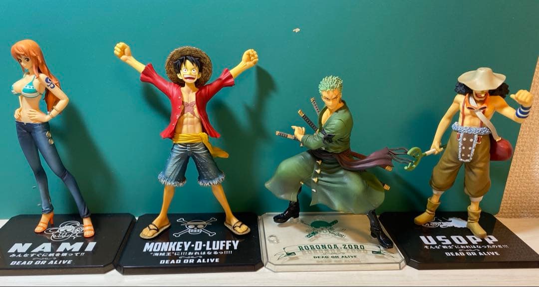 ワンピースフィギュアセット　麦わらの一味_新世界編