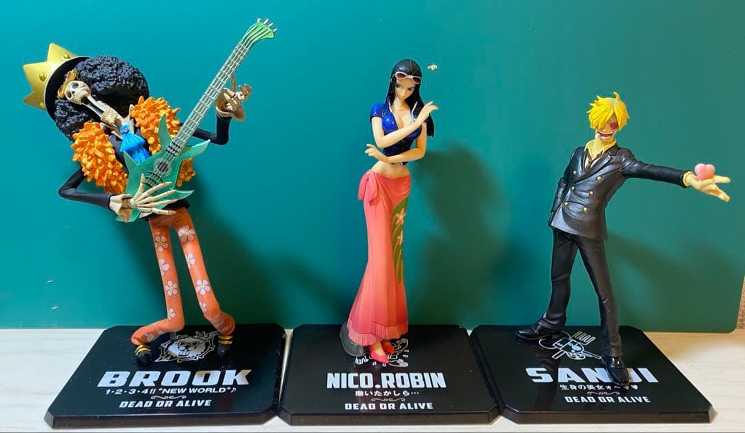 ワンピースフィギュアセット　麦わらの一味_新世界編