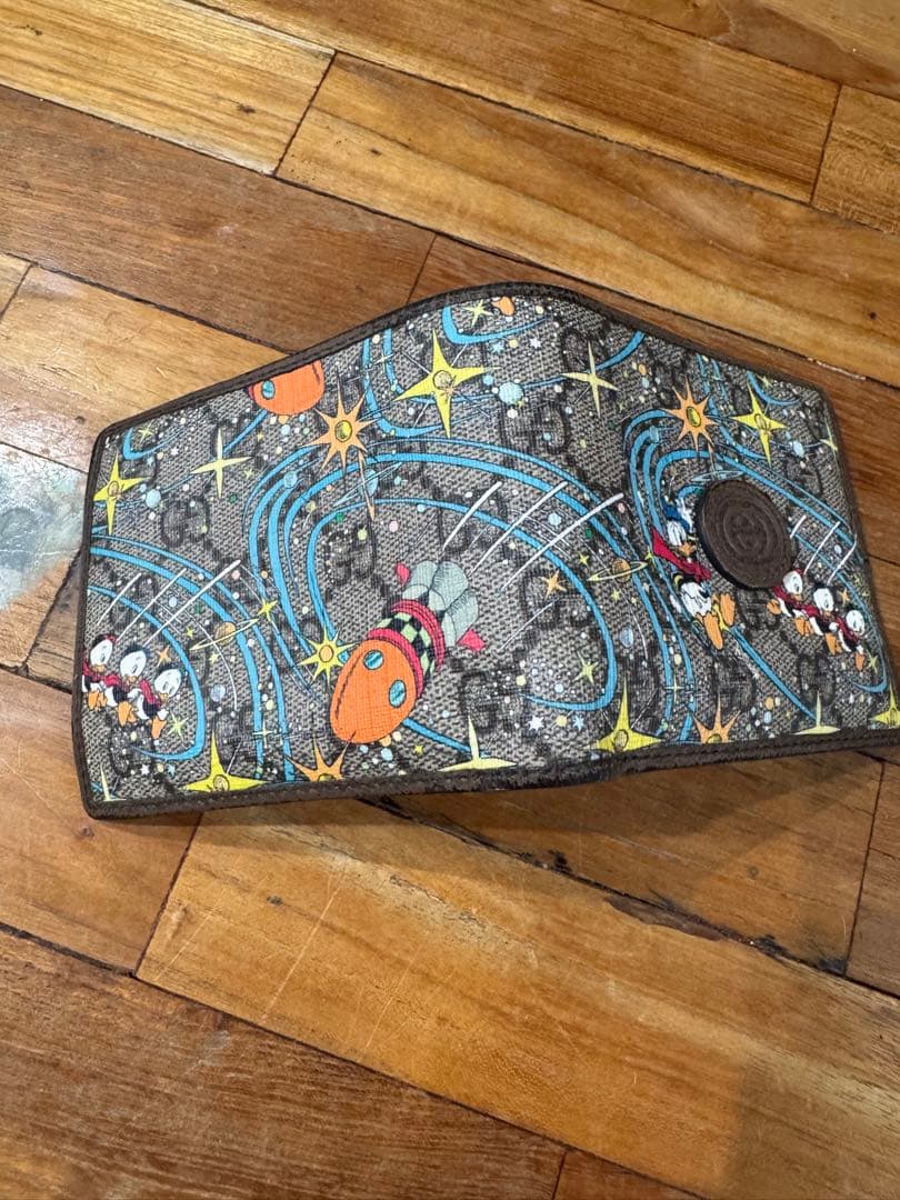 こむぎGUCCI Disneyコラボ　二つ折り財布　箱有り