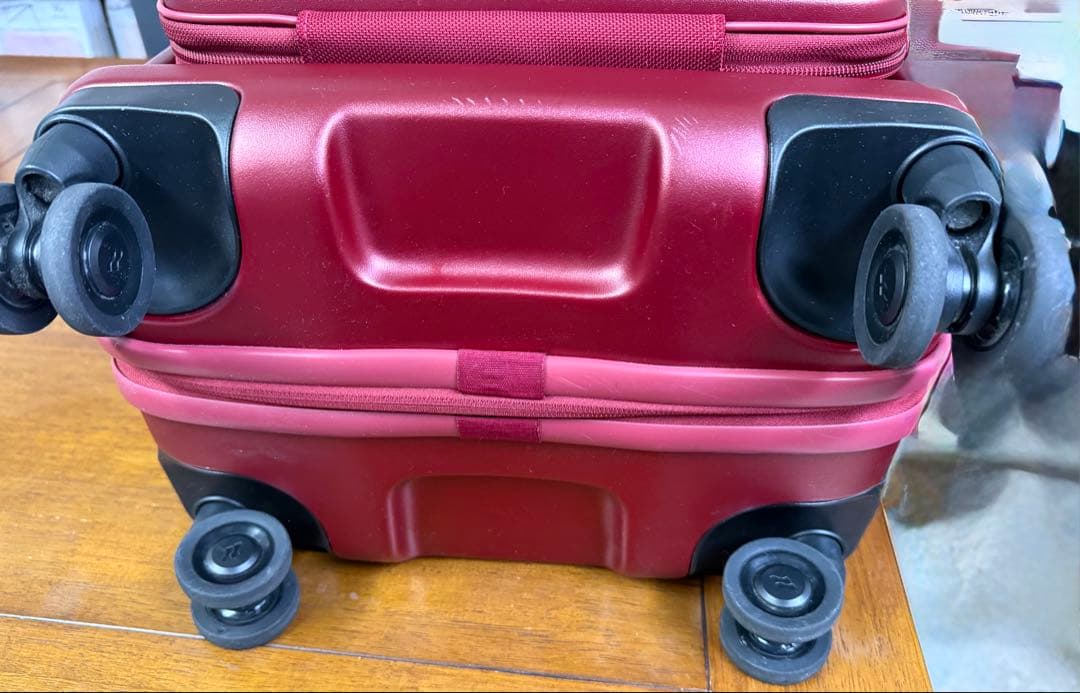 LOJEL バーガンディ キャリーカート 拡張 機内持ち込み可能