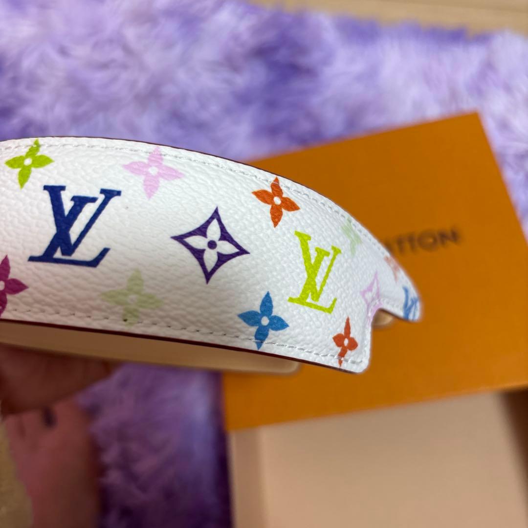 新品VUITTONマルチカラーヘッドバンド　ヘアバンド　カチューシャ