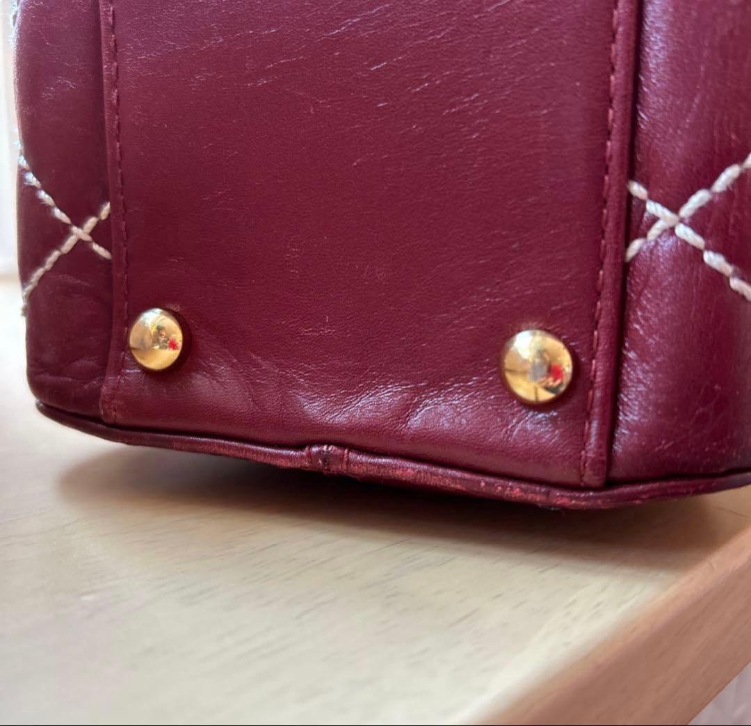 シャネル　ワイルドステッチ　ハンドバック