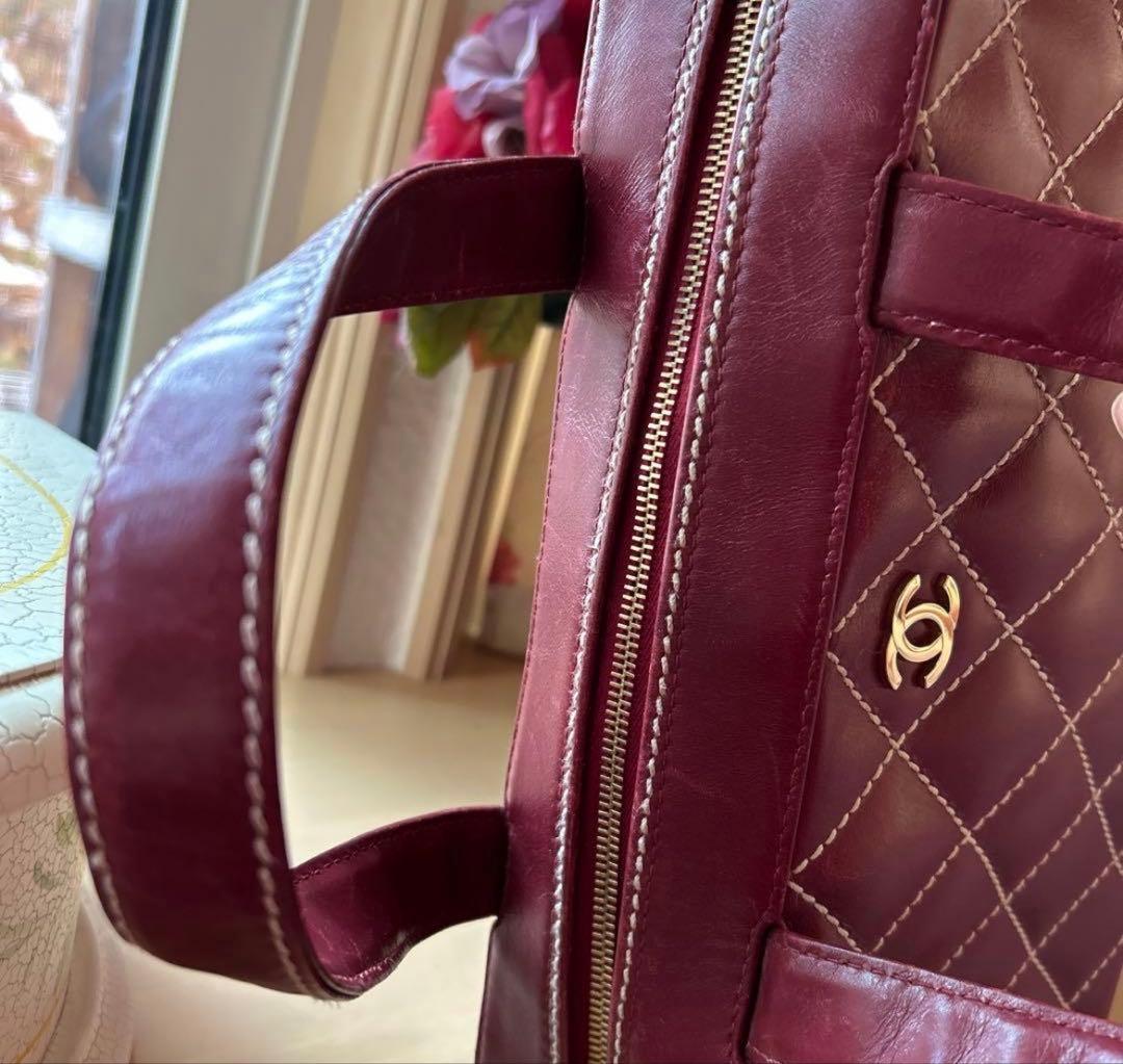 シャネル　ワイルドステッチ　ハンドバック