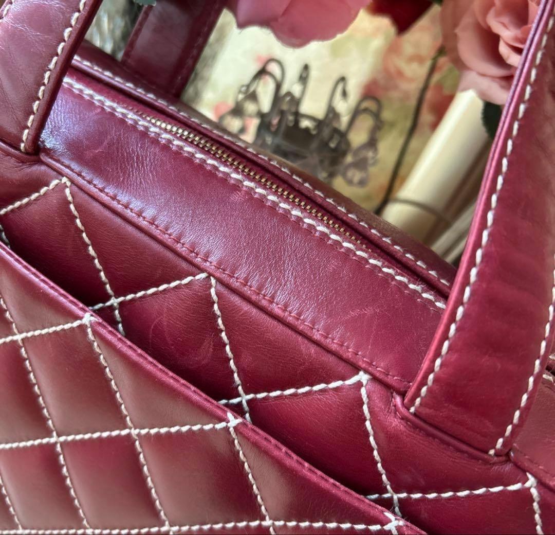 シャネル　ワイルドステッチ　ハンドバック