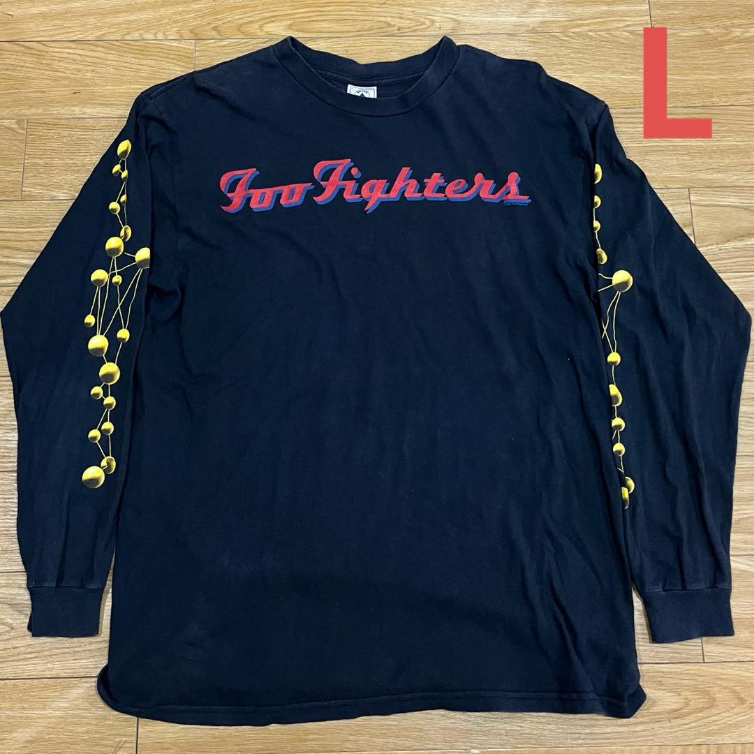 FOO FIGHTERS1997年製 ロングTシャツ Lサイズ・ブラック