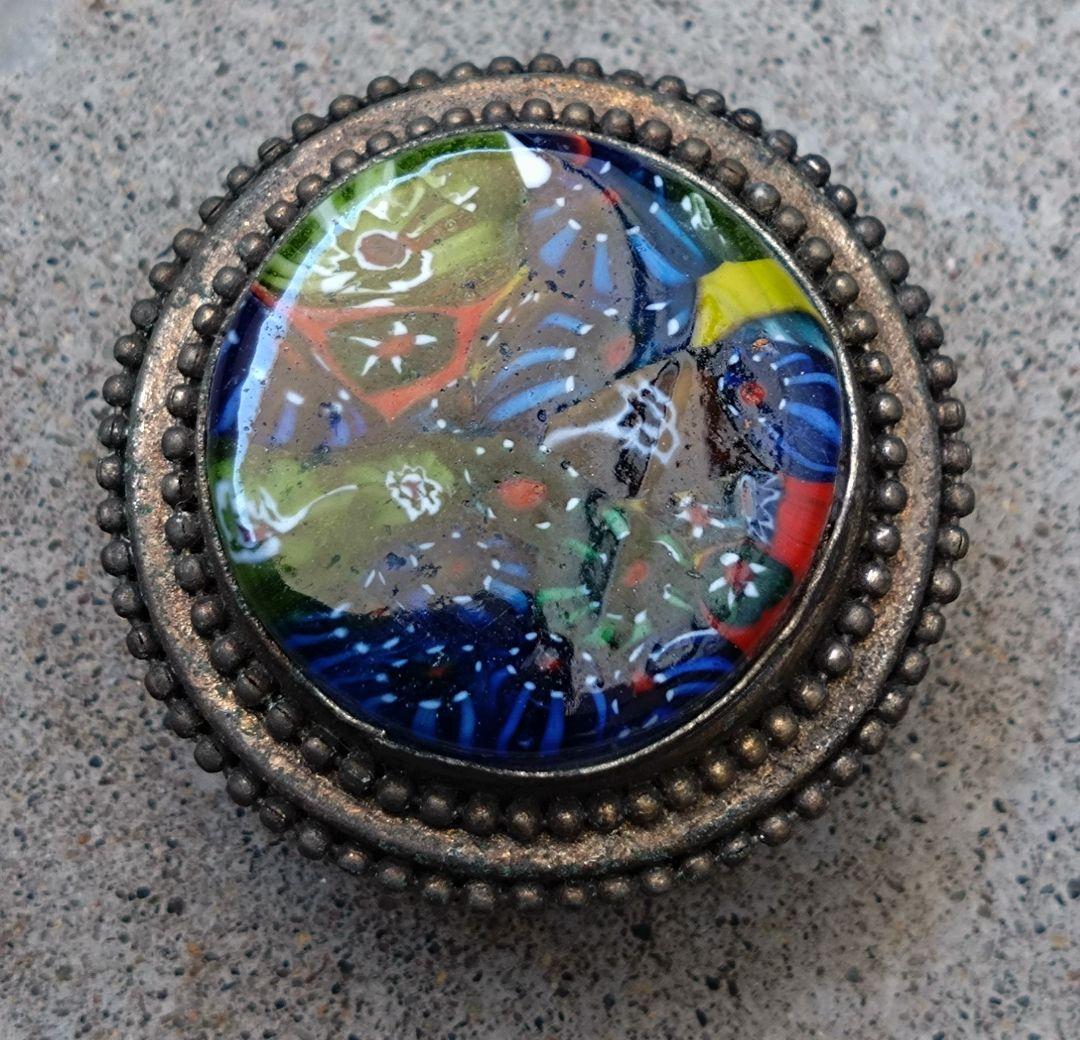 ジグ様　中国ヴィンテージ　少数民族　銀細工　小物入れ　宝箱