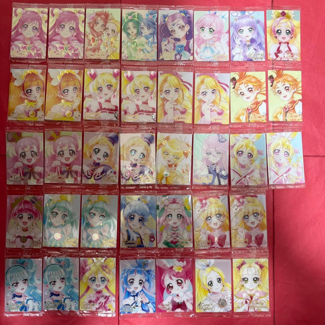 新品 プリキュア ウエハース セット N R SR HR SSR まとめ売り