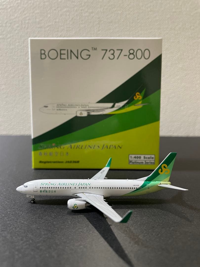 【新品】春秋航空日本 ボーイング737-800 フェニックス 1/400