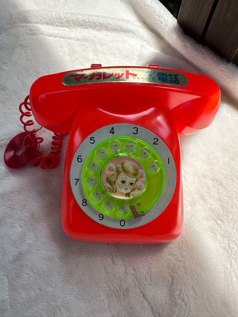 昭和レトロ　中嶋製作所　亀マーク　マーガレットおはなしでんわ　動作確認済み