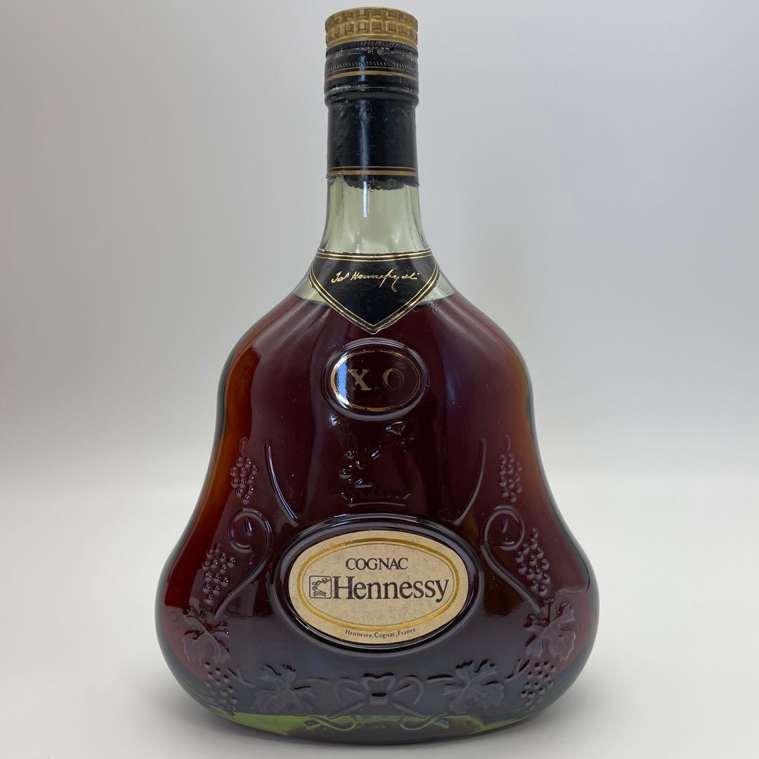ヘネシー　金キャップ　グリーンボトル　ブランデー　XO