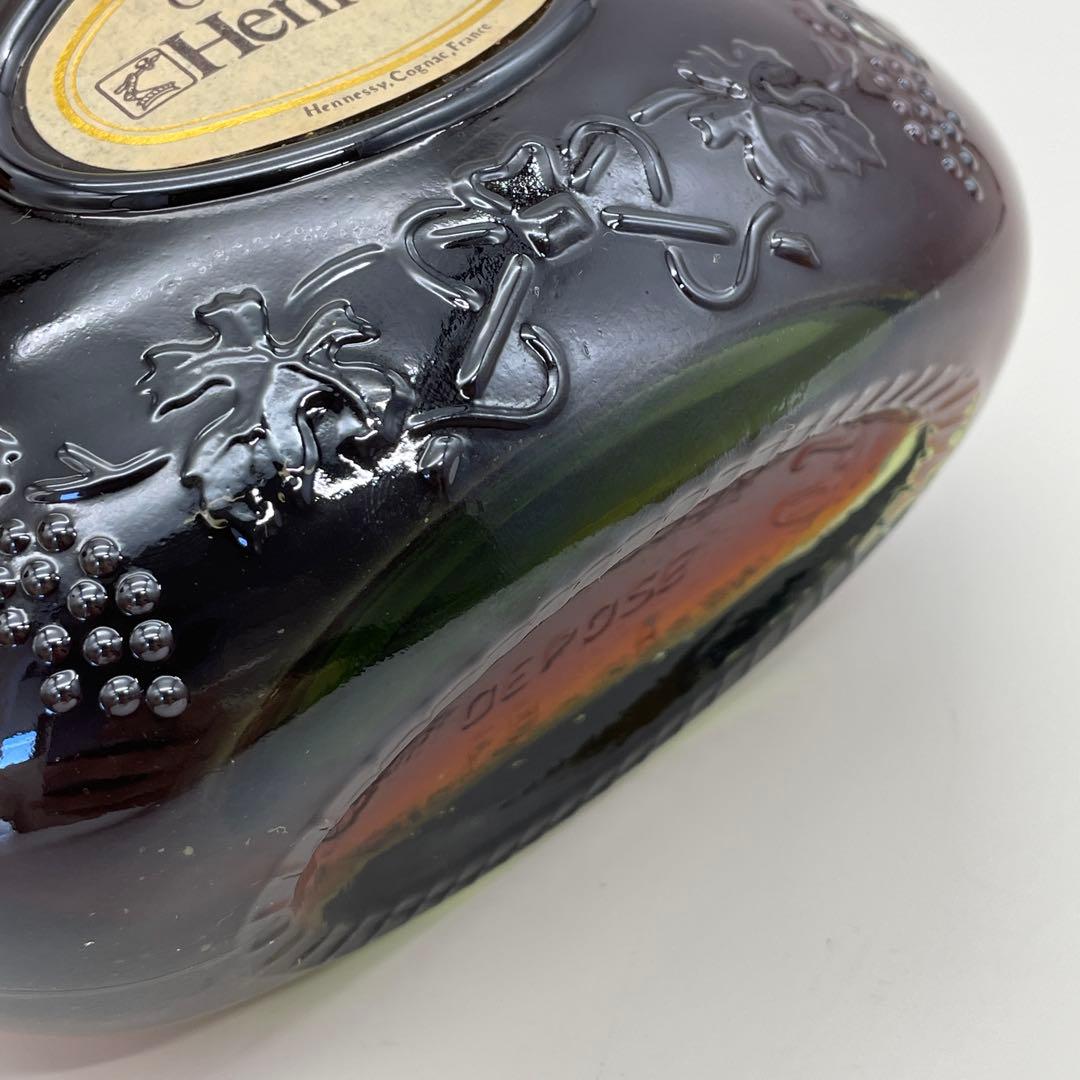 ヘネシー　金キャップ　グリーンボトル　ブランデー　XO