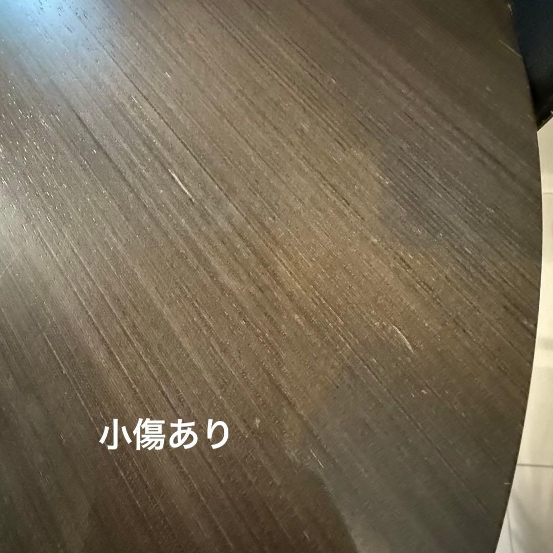 イタリア製 90年代ヴィンテージ 半円形デスク ミシン足と本革PCデスク