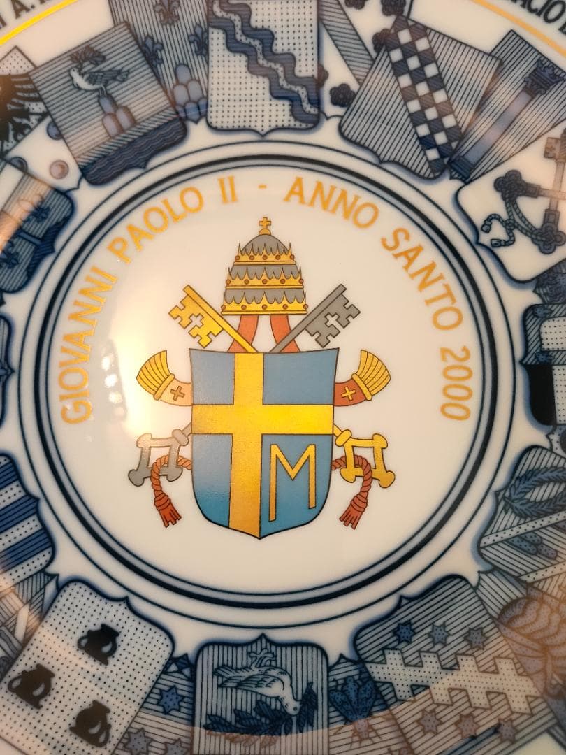 【新品・未使用】ジノリ　ミレニアム記念プレート