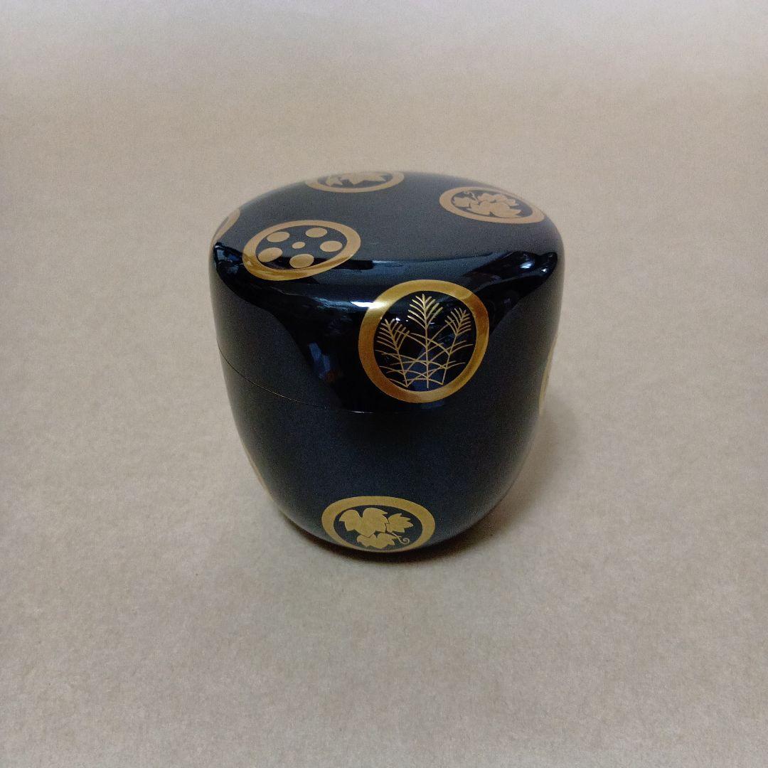茶道具　大棗春秋丸紋蒔絵