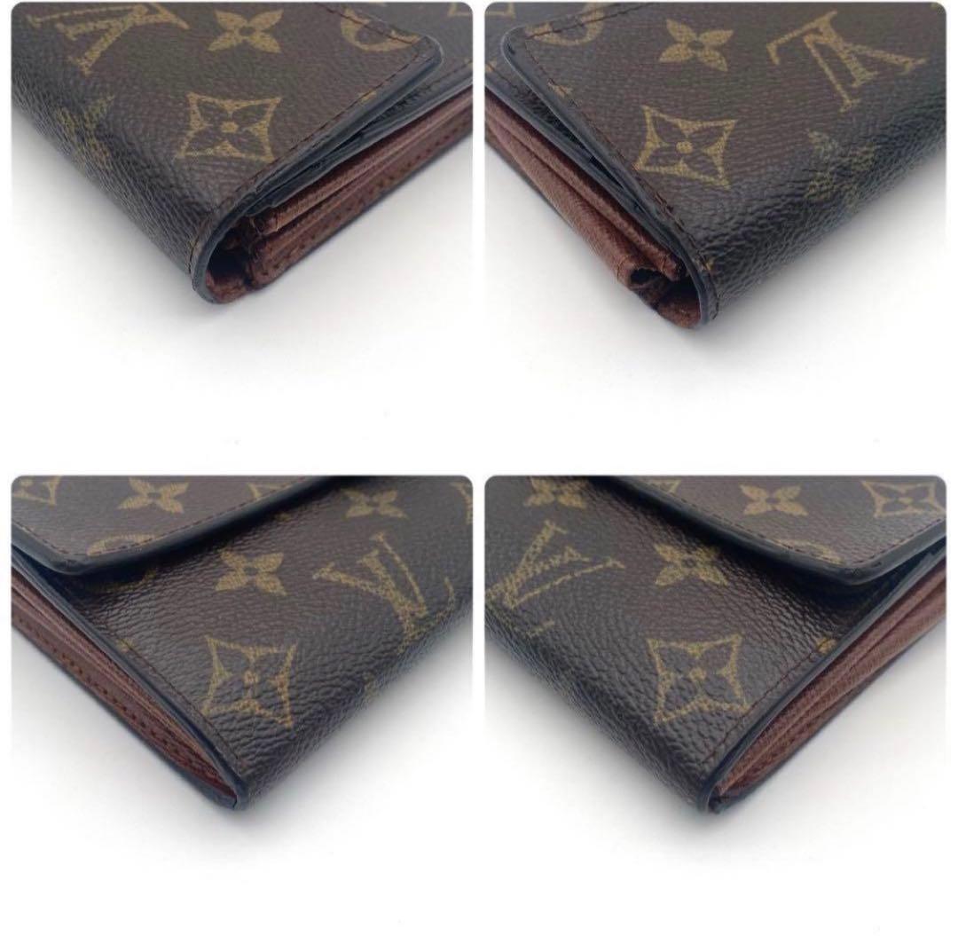 ルイヴィトン モノグラム ポルトフォイユ サラ 二つ折り財布 ブラウン