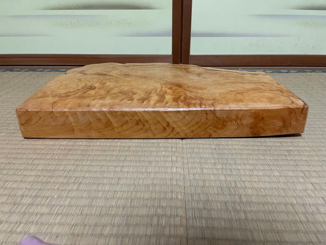天然木 一枚板 花台 飾り台 無垢材 ローテーブル けやき風