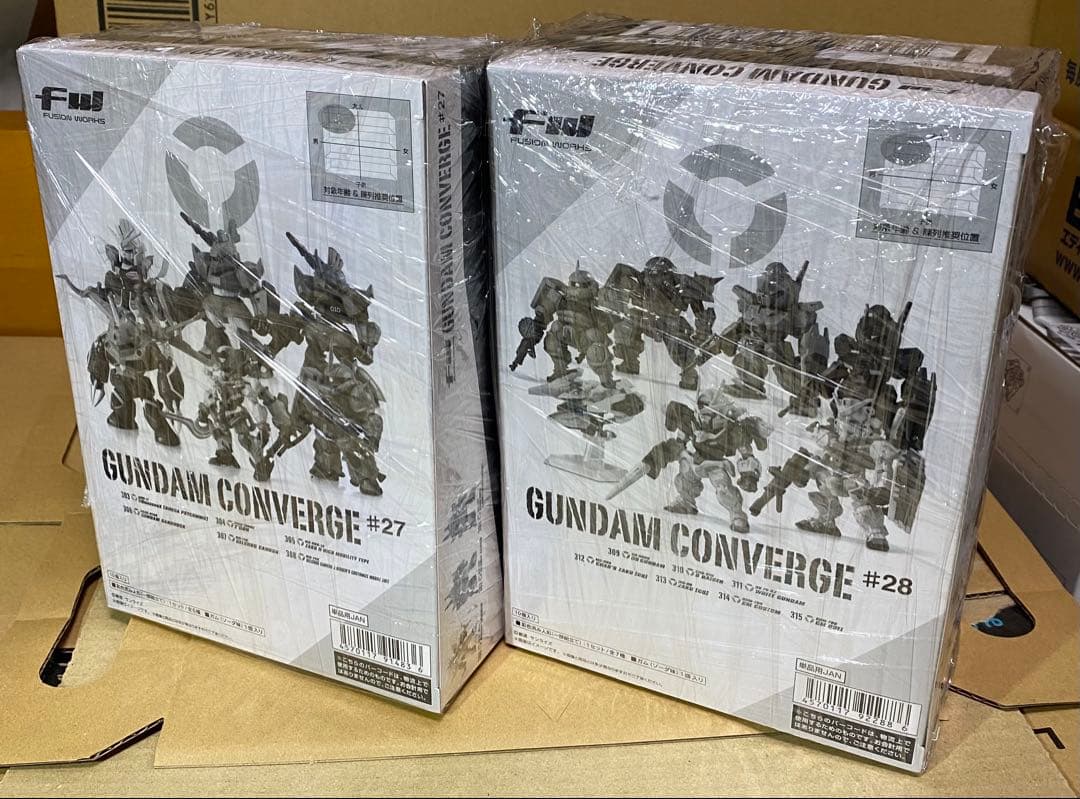 新品未開封　ガンダムコンバージ　＃27、＃28 ボックスセット