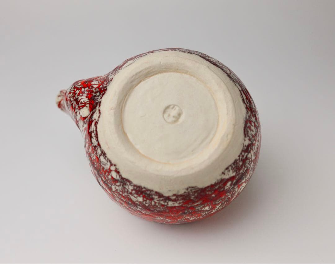 箕面焼　松田箕山　宝瓶　急須　煎茶器