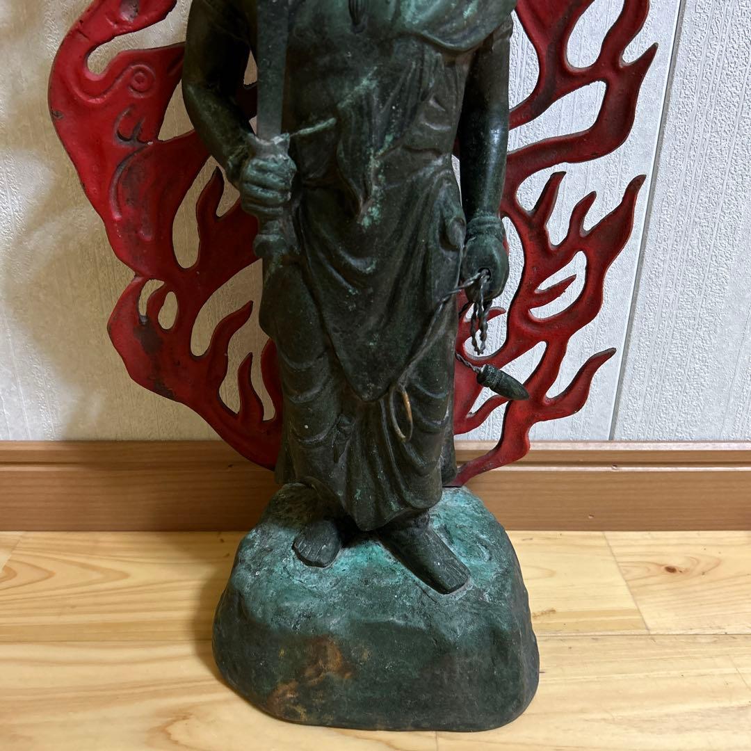 不動明王 仏像 インテリア 置物 縁起物 骨董品 大仏 工芸品 古美術