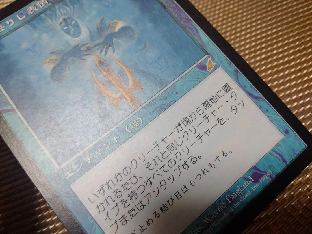 【ご確認用】スカージ 過ぎ去りし表情a 日本語 1枚　MTG