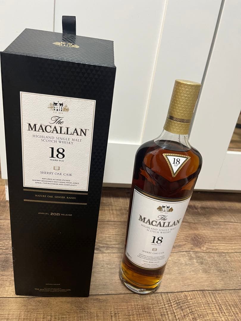 マッカラン18年 シェリーオークカスク 箱付 正規品 2021