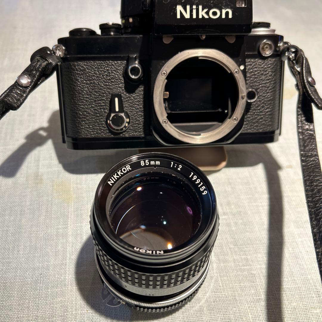 Nikon F2フォトミック 本革ケース付 NIKKOR 58mm f/2