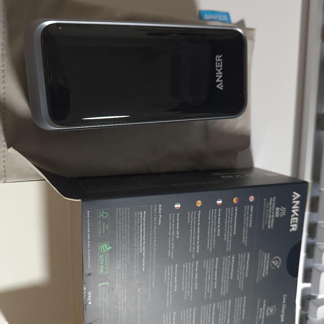 スマホアクセサリー Anker Prime A1336 PoweBank 20000mAh,200W