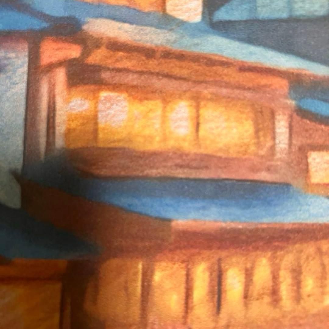 ジブリアート16 千と千尋の神隠しより「渋温泉」　額縁寸法32.7㎝×24.0㎝