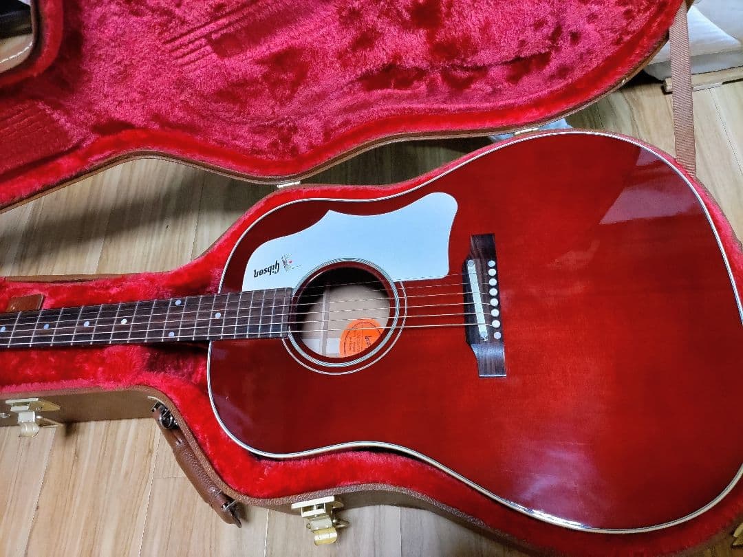 【美品】ギブソンJ-45 1960s ワインレッドカラー