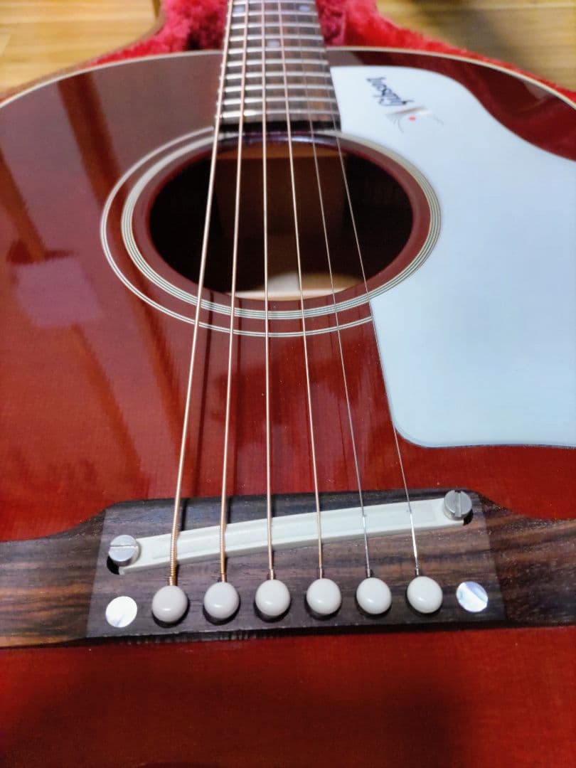 【美品】ギブソンJ-45 1960s ワインレッドカラー