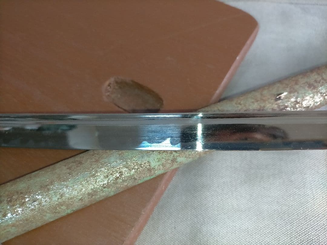 親父のサーベル 第二次世界大戦 日本軍 指揮刀 家紋 骨董 刀台 模擬刀 セット