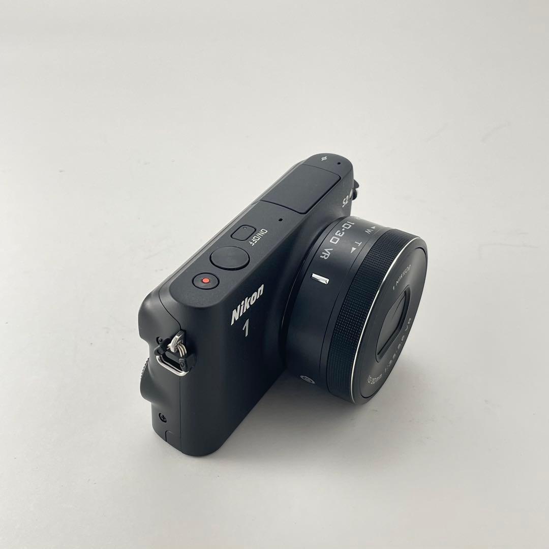 【ショット数100・返品保証】Nikon1 S2 ブラック 標準レンズキット
