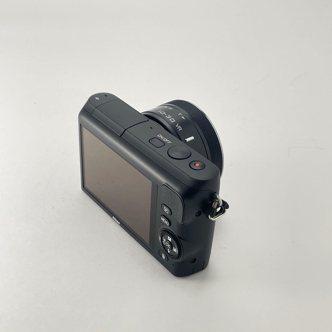 【ショット数100・返品保証】Nikon1 S2 ブラック 標準レンズキット