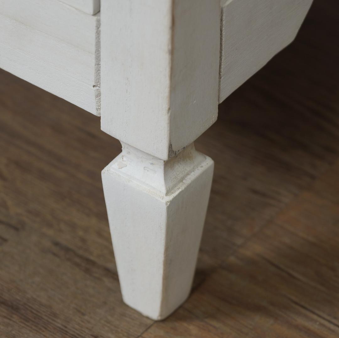 あちゃ　引き取り限定　アンティーク調　キャビネット　食器棚　シャビー