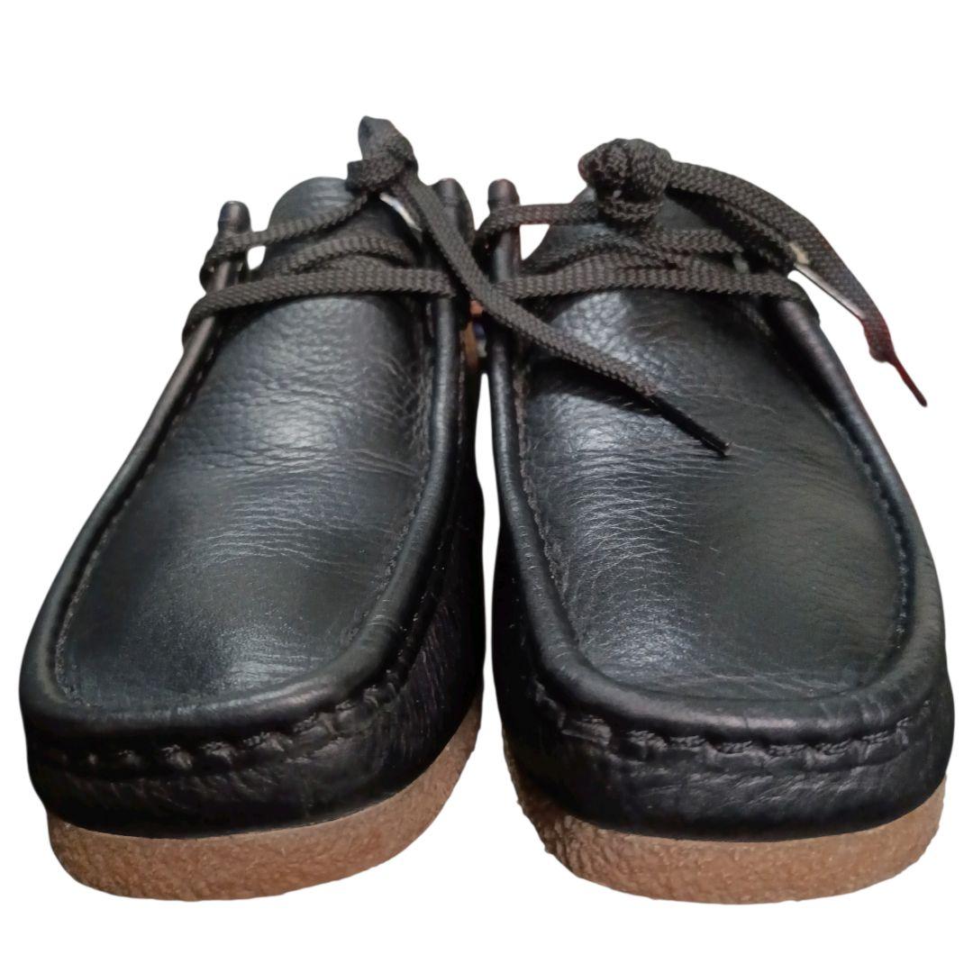 ✨Clarks Shacre2 Run 本革 ワラビー ブーツ 黒 UK6