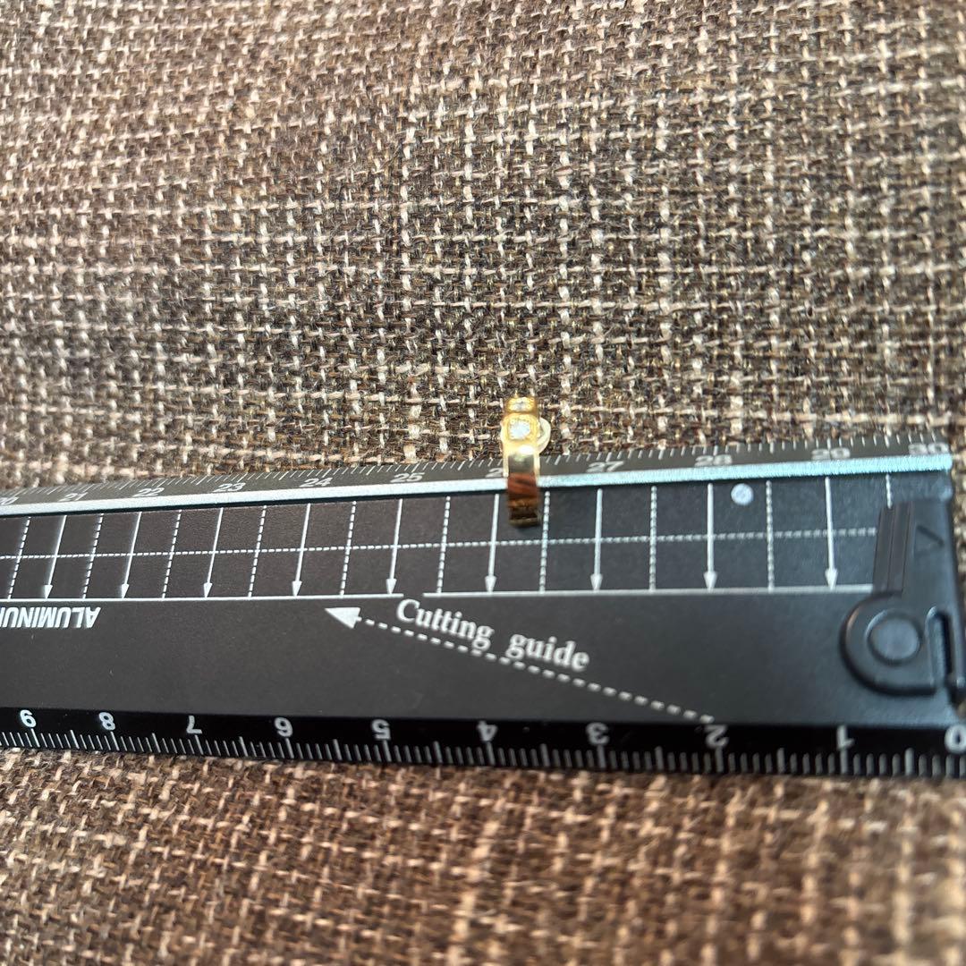 ジュエリーツツミ　k18 ダイヤ3Ｐ　ピアス