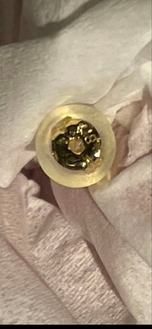 ジュエリーツツミ　k18 ダイヤ3Ｐ　ピアス