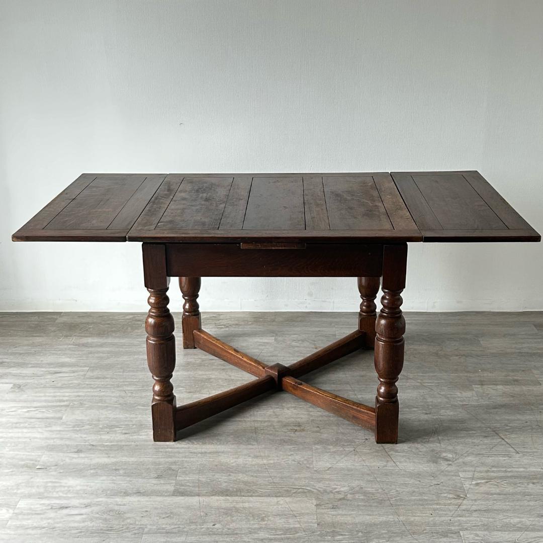 【最終値下げ】イギリス アンティーク家具 ドローリーフテーブル 拡張　269A