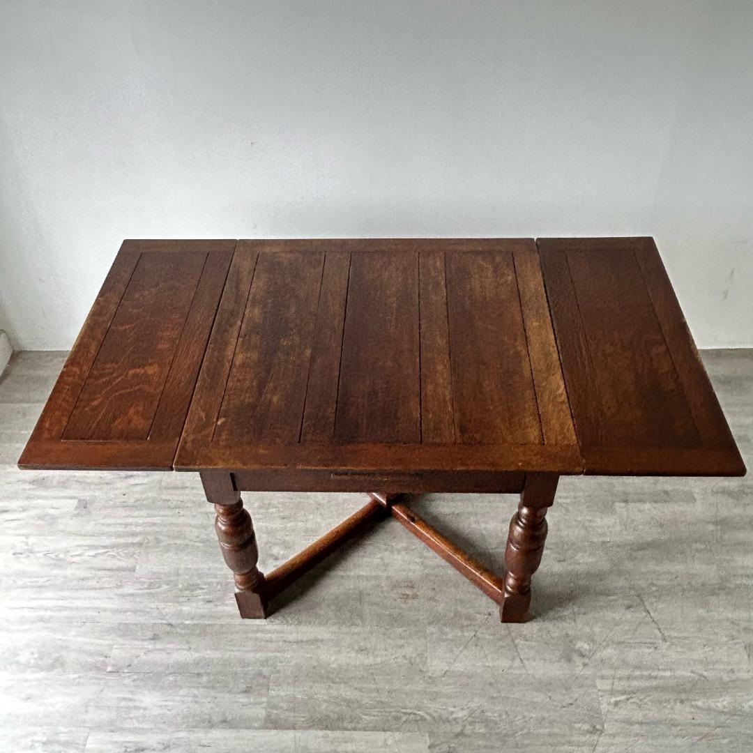 【最終値下げ】イギリス アンティーク家具 ドローリーフテーブル 拡張　269A